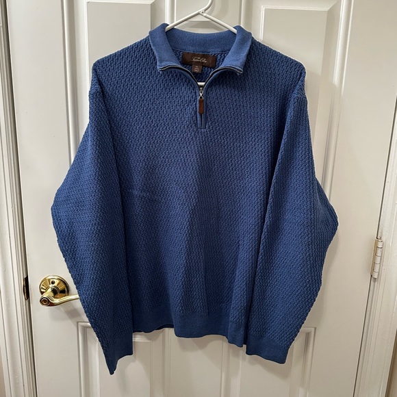 Tasso Elba Other - Vintage 💎 90s Tasso Elba quarter zip sweater pullover